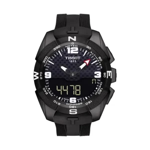 Tissot Montre quartz solaire Homme T-Touch Noir