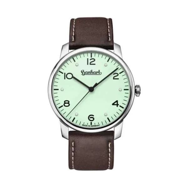 Hanhart Montre Hanhart Pioneer Silva Pistachio - Marron Automatique diamètre 38.5 mm- 782.290-8110