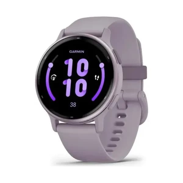 Garmin Montre Garmin Vivoactive 5 Boitier Violet Lunette Aluminium Metallic Orchid Gold