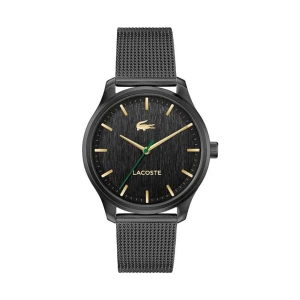 Lacoste Montre Lacoste Collection Lisbon en Acier et PVD Noir