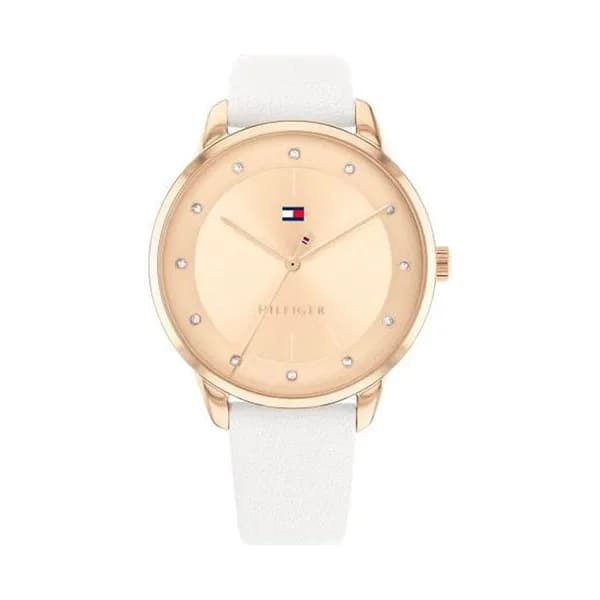 Tommy Hilfiger Montre Tommy Hilfiger en Cuir Blanc