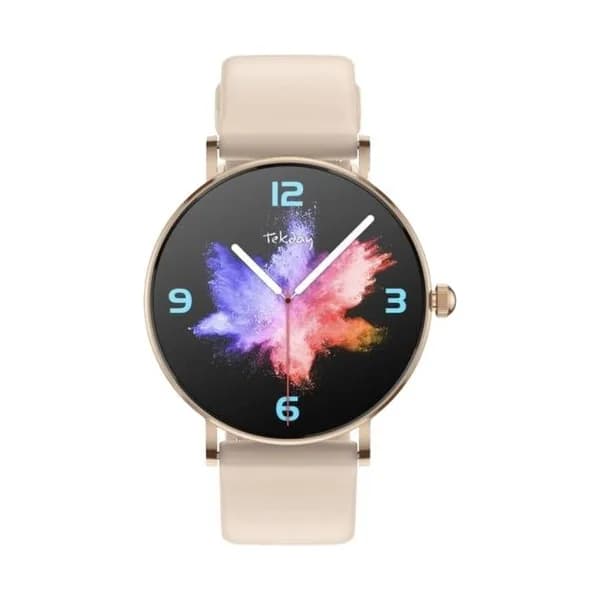 Tekday Montre Connectée Tekday en Silicone Rose