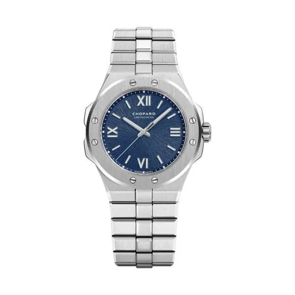 Chopard Montre Chopard Alpine Eagle 36 automatique cadran bleu bracelet acier 36 mm