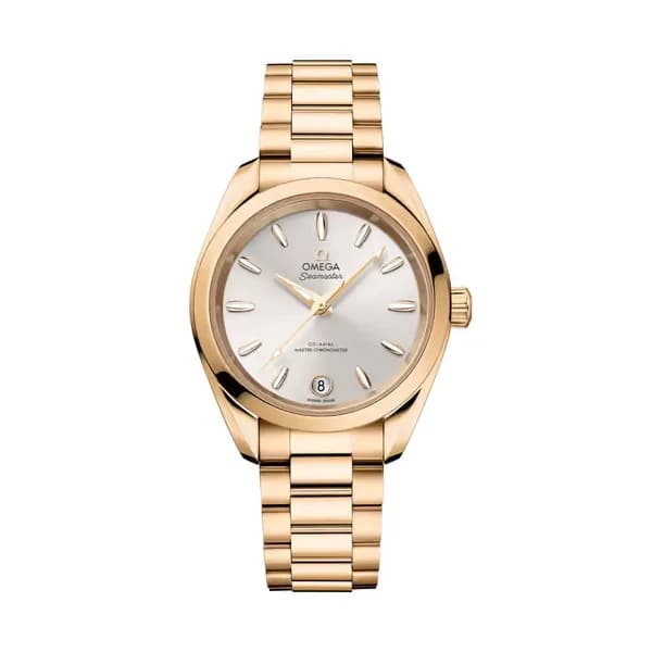 Omega Seamaster 34 mm, or Moonshine™ sur or Moonshine™