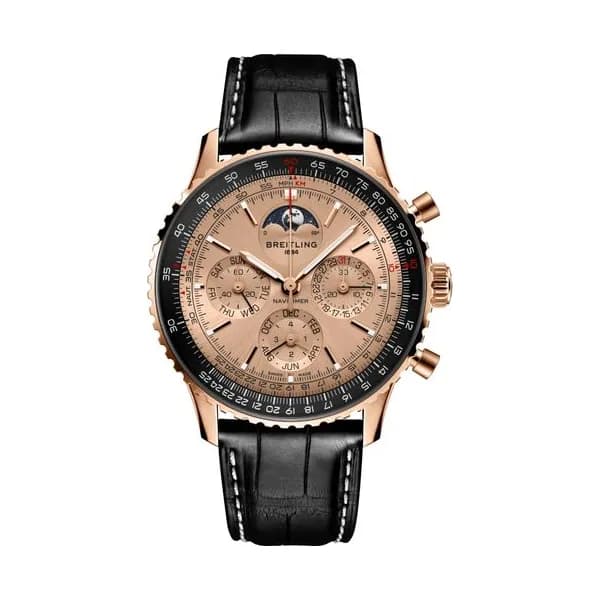 Breitling Montre Breitling Navitimer B19 Chronograph 43 Perpetual Calendar 140th Anniversary automatique or rouge 43 mm