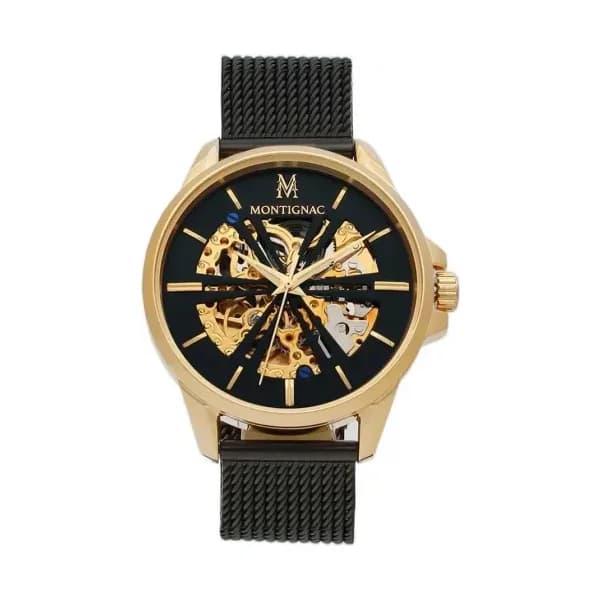 Montignac Montre Montignac Round Automatique Noir