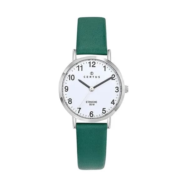 Certus Montre Certus en Cuir Vert