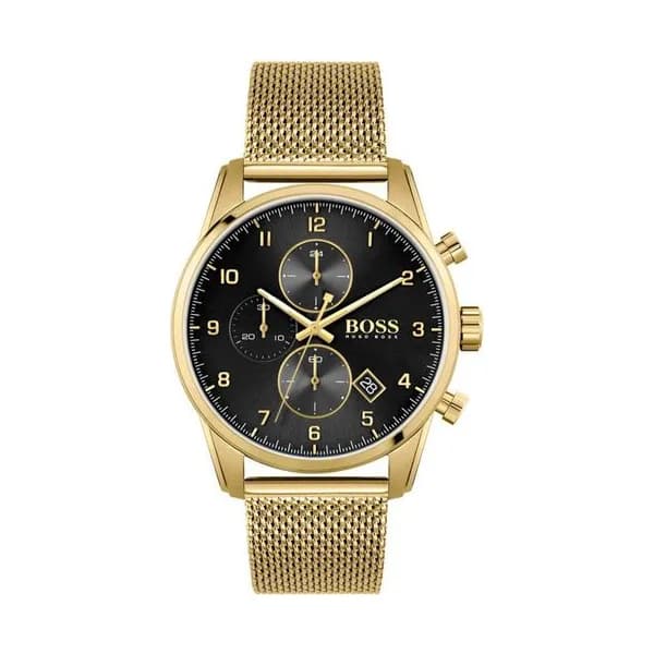 Hugo Boss Montre Boss en Acier Doré