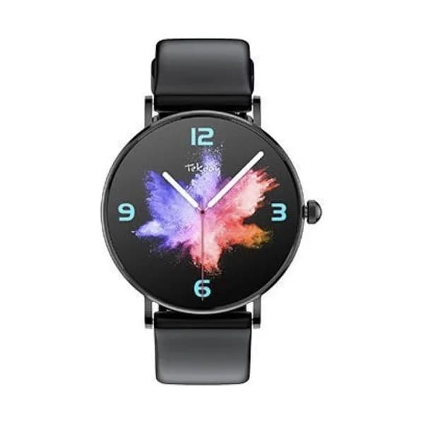 Tekday Montre Connectée Tekday en Silicone Noir