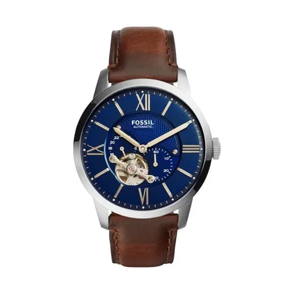 Fossil Montre Automatique Fossil Collection Automatic en Cuir Marron