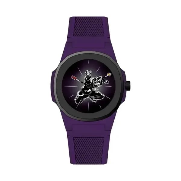 Black Corner Montre Black Dynamite Black Corner x Anka - Violet, Gris & Noir