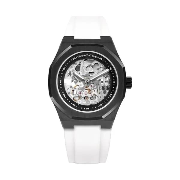 Maison du Temps Montre Automatique Maison du Temps Collection MTBeta en Silicone Blanc
