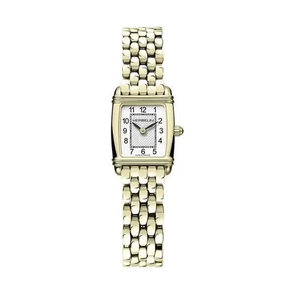 Michel Herbelin Montre Michel Herbelin Art Déco Femme Acier PVD Doré - 17438BP1N22