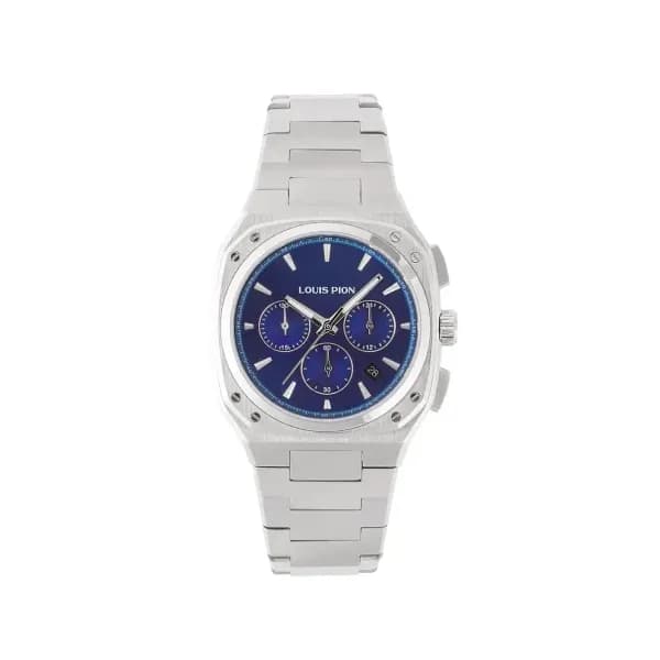 Louis Pion Montre quartz Homme Ethan Bleu