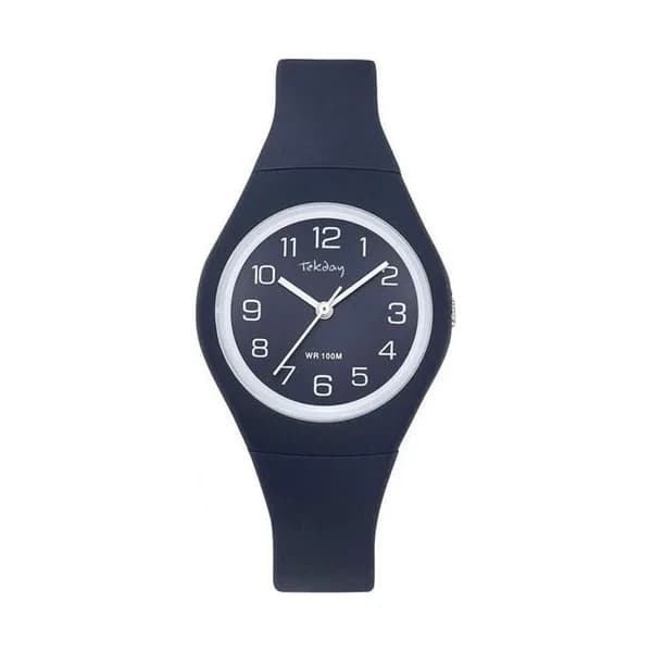 Tekday Montre TekDay en Silicone Bleu