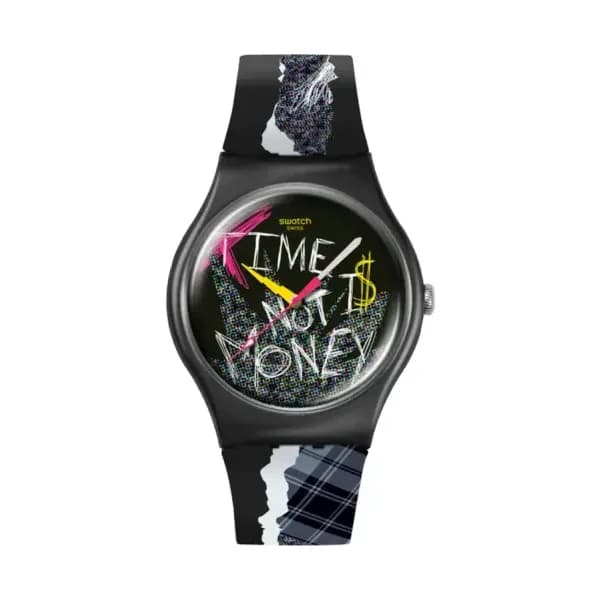 Swatch Montre Blank Check SO32B122-5300