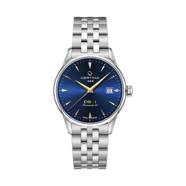 Certina Montre Certina DS-1 38mm Automatique Cadran Bleu