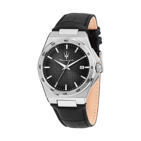 Maserati Montre Maserati Collection Velocita Slim en Cuir Noir