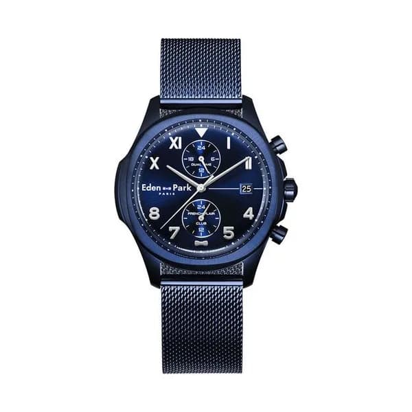 Eden Park Montre Eden Park Collection Club en Acier et PVD Bleu