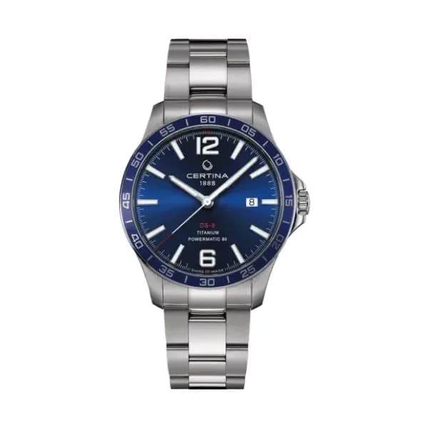 Certina Montre Certina DS-8 Powermatic 80 40.5mm Automatique Cadran Bleu