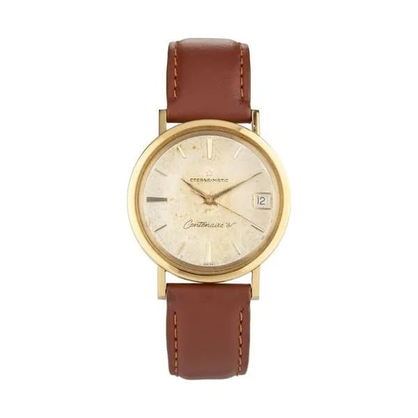 Eterna Montre Eterna-Matic Centenaire 61 en or jaune Full Set 1969 35 mm