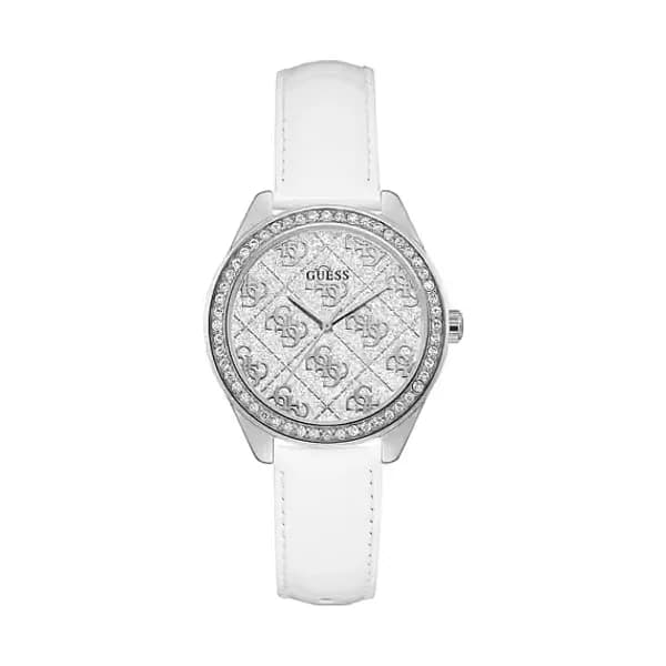 Guess Montre Femme GUESS SUGAR en Cuir Blanc