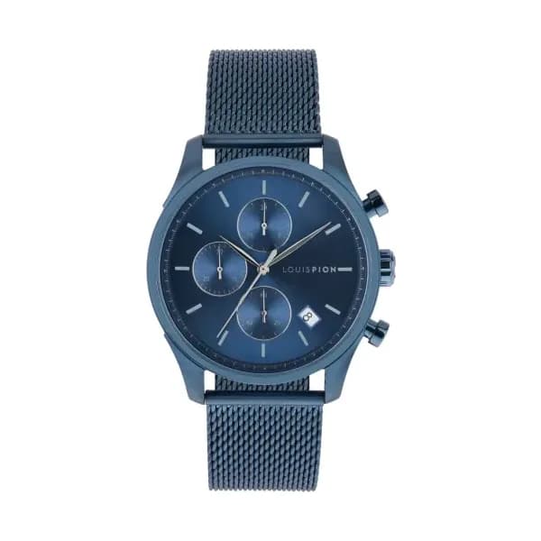 Louis Pion Montre quartz Homme Lucas Bleu