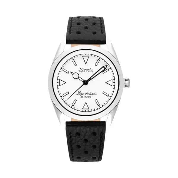 Nivada Grenchen Montre Super Antarctic Blanc 32065A