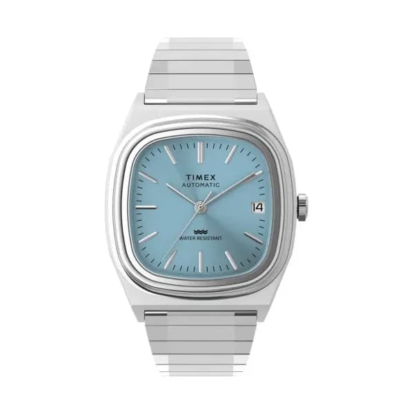 Timex Montre automatique Mixte E line Bleu clair