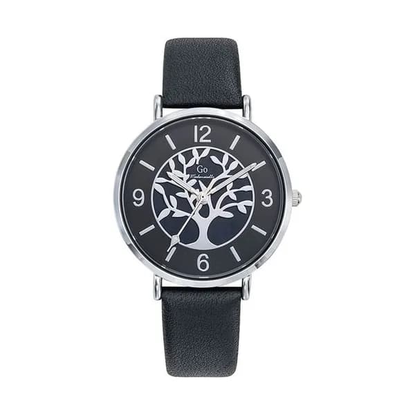 GO Mademoiselle Montre GO Mademoiselle en Cuir Noir