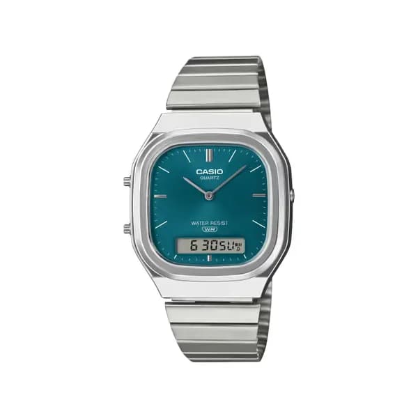 Casio Montre Casio Collection Vintage en Acier Argenté