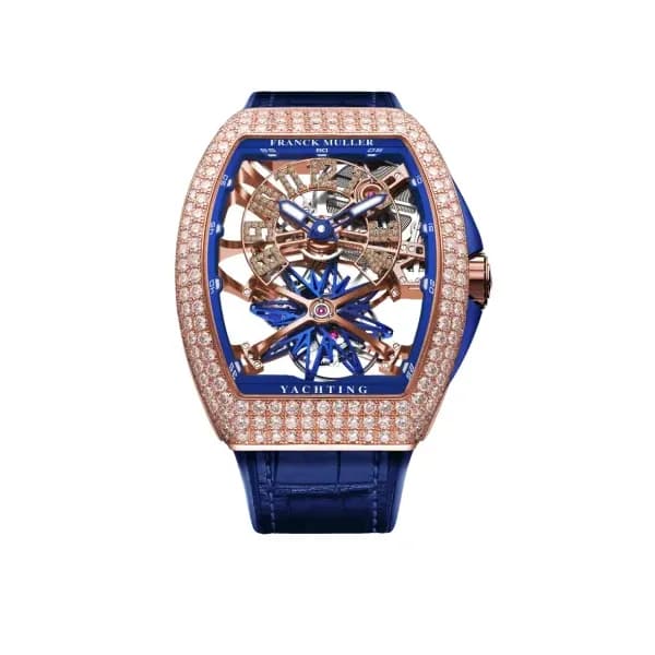 Franck Muller Montre Homme Vanguard Bleu