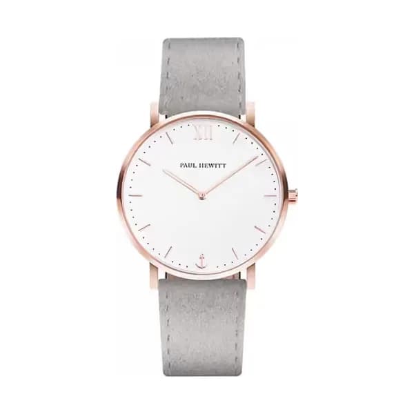 Paul Hewitt Montre PAUL HEWITT en Cuir Gris Etanche