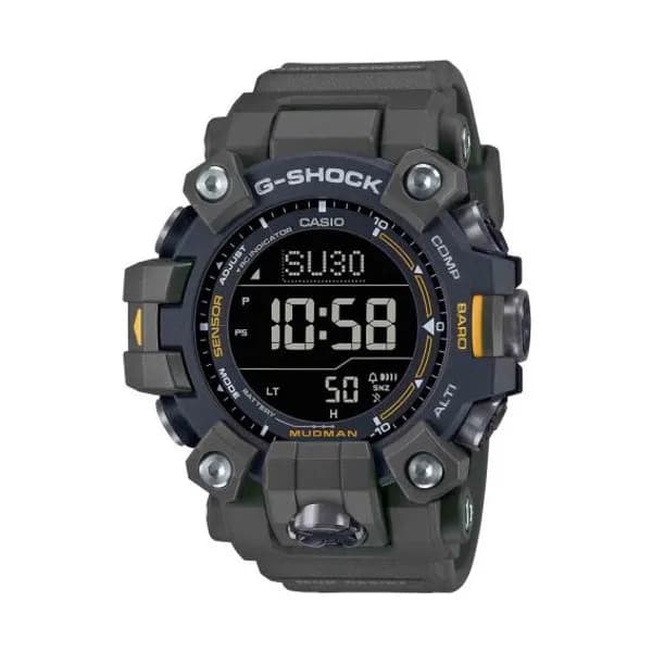 Casio Montre GShock Master of G - Mudman - Kaki 56.7 x 52.7 mm- GW-9500-3