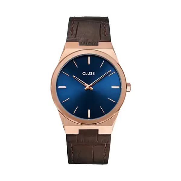 Cluse Montre Homme CLUSE VIGOUREUX en Cuir Marron