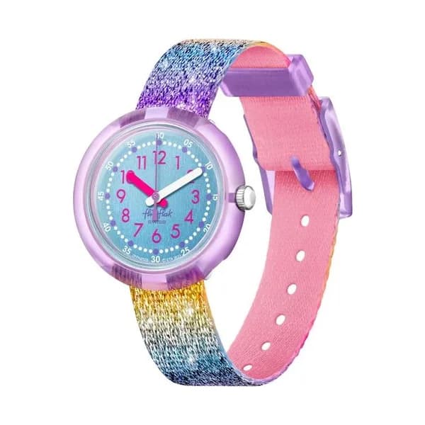 Flik Flak Montre Flik Flak Collection Shine Bright en Biosource Multicolore