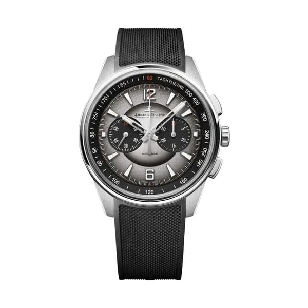 Jaeger-LeCoultre Montre Jaeger-LeCoultre Polaris Chronograph automatique cadran gris laqué bracelet caoutchouc 42 mm
