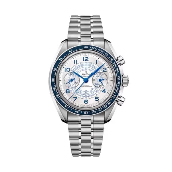 Omega Speedmaster 43 mm, acier sur acier
