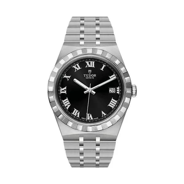 Tudor Montre Tudor Royal automatique cadran noir bracelet acier 38 mm