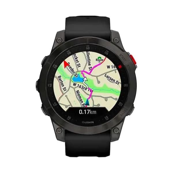Garmin Montre Connectée Garmin Collection Epix en Silicone Noir