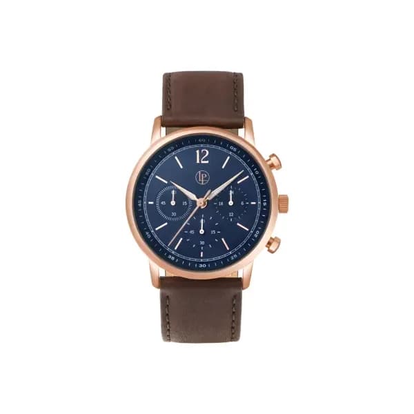 Louis Pion Montre quartz Homme Auguste Bleu foncé
