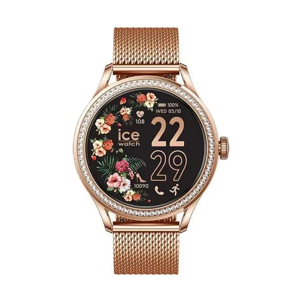 Ice Watch Montre Connectée Ice Watch Collection Ice Smart ST 2.0 en Acier et PVD Doré Rose