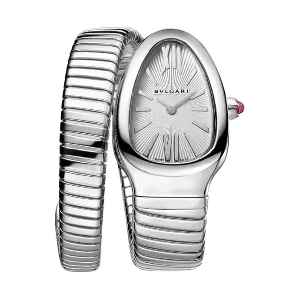 Bulgari Montre quartz Mixte Serpenti Blanc