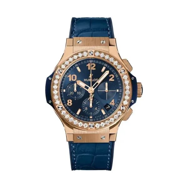 Hublot Gold Blue Diamonds