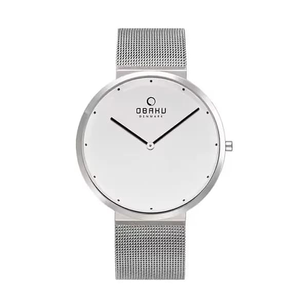 Obaku Montre Homme OBAKU en Acier Gris