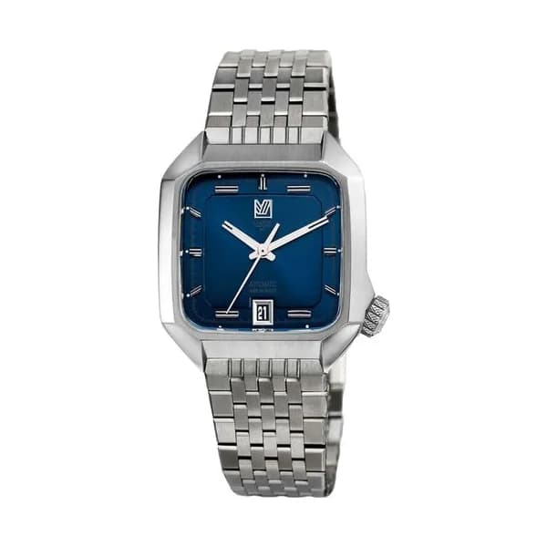 March LA.B AM2 Slim Automatique - Navy - Acier Brossé 7 Maillons