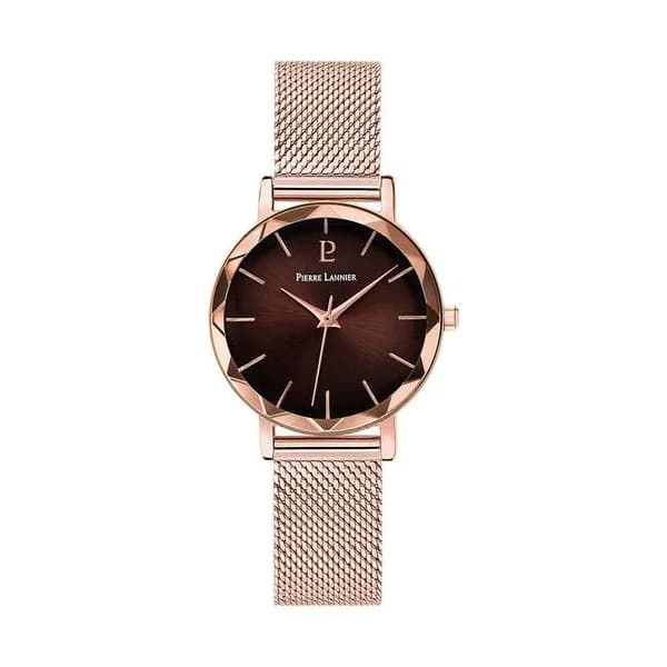 Pierre Lannier Montre Pierre Lannier Collection Multiples en Acier et PVD Doré Rose