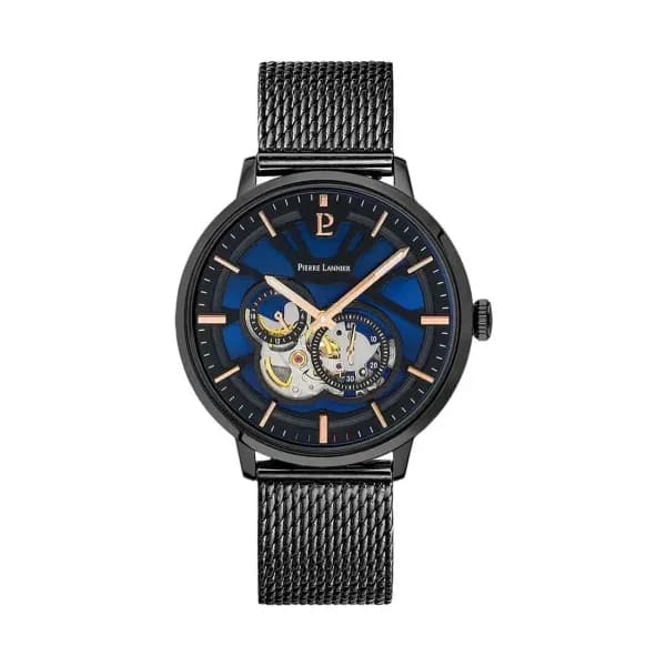 Pierre Lannier Montre Analogique Homme Pierre Lannier Acier Noir 335B469
