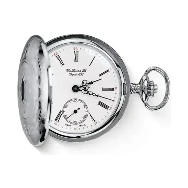 Tissot Montre Tissot Savonnette Mechanical Cadran Blanc 49,55 mm