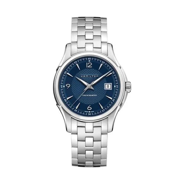 Hamilton Montre Hamilton Jazzmaster Viewmatic cadran bleu bracelet acier Automatique 40 mm